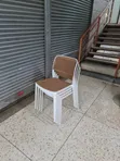 White Plastic Outdoor/Indoor Dining Chairs (Set of 4) - 3