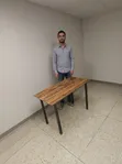 Wooden Foldable Dining Table 120cm x 60cm - 2