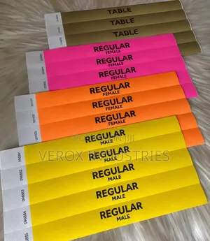 Paper Security Wristbands for Events
