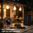 3Q Solar Portable Fan with Lights - 3