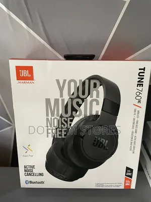 JBL Tune 760NC Wireless Bluetooth Over-Ear Headphones - Black