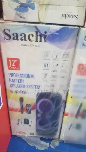 Saachi Rechargeable Speaker with 2 Microphones