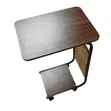 C-Shaped Side Table with Storage Basket - 2