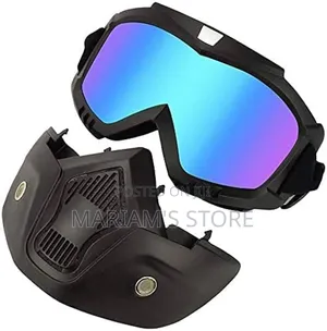 Motorcycle Goggles with Removable Ventilation Mask