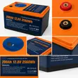 12V 200Ah LiFePO4 Lithium Battery 2560Wh Solar Backup - 3