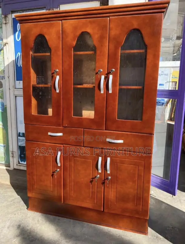 Sideboard / Cupboard in Mahogany Color - 1