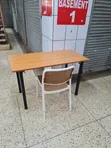 Ergoofis Wooden Foldable Dining Table and Chairs - 4