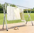 Foldable Clothes Drying Rack - Stainless Steel - 5