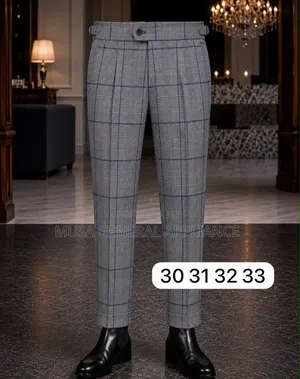 Ace Couture Royal Blue Beltless Gurkha Trousers