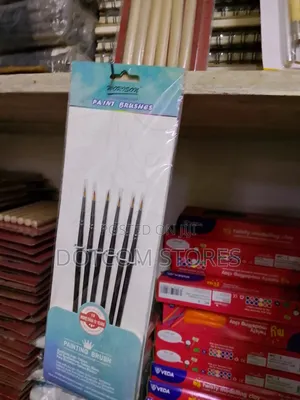 6pcs Set of Keep Smiling Detail Brushes