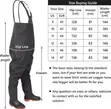 Waterproof Fishing Waders - Unisex Brown XXL - 3