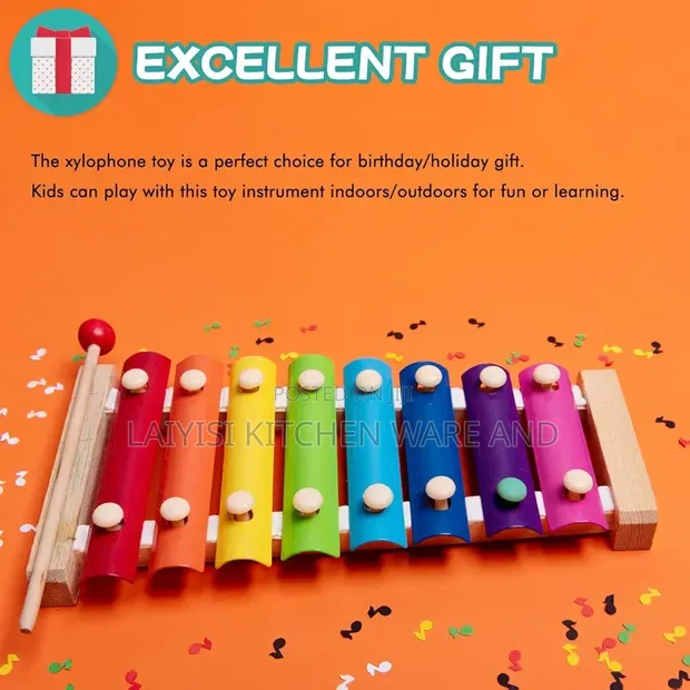 Wooden Xylophone for Kids - Musical Toy - 1
