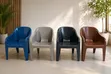 Quality Plastic Dining Chairs with Armrests - 2
