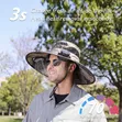 Solar Sun Hat with Cooling Fan - 3
