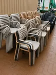Sunse Stackable Plastic Chairs - Brand New - 2