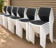 Ratten Outdoor Stackable Plastic Dining Chairs (Brand New) - 2