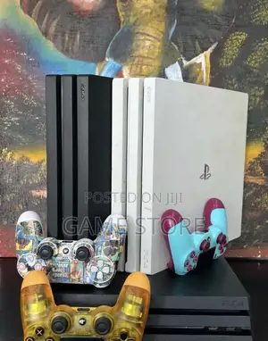 PS4 Pro Console with 12 Games & 2 Controllers