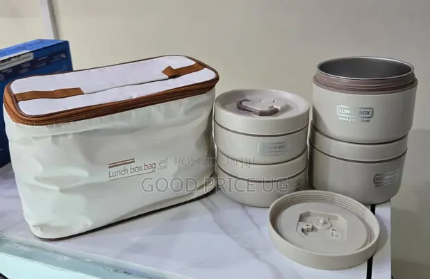 4-Piece Stackable Insulated Bento Lunch Box - 1