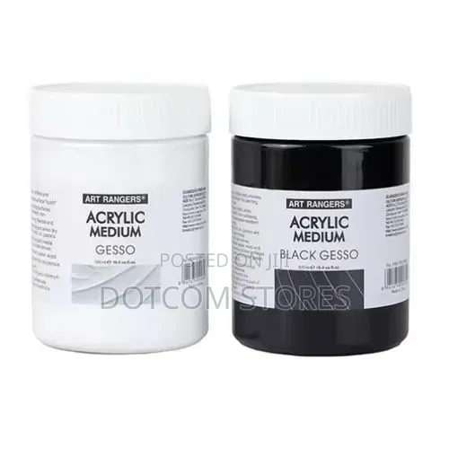 Art Rangers Black Gesso 500ml Acrylic Medium - 1