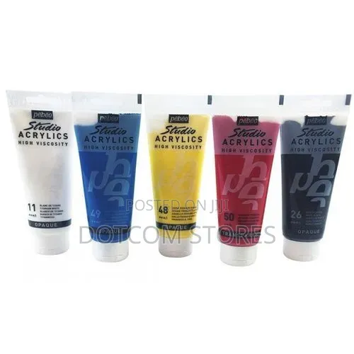 Fevicryl Primary Colors Paint Set (5 x 200ml) - 1