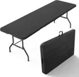 Plastic Folding Table - Portable Rectangular - 1