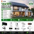 16kWh Lithium Solar System 12kVA Hybrid Full Installation Kit - 2