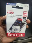 Sandisk Ultra Micro SD Memory Card 64GB - 3
