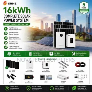 Heavy Duty 16kWh Hybrid Solar System with 12kVA Inverter