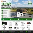 SRNE 16kWh Complete Hybrid Solar Power System (12kW Inverter) - 2