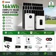 SRNE 16kWh Off-Grid Solar Backup System Full Installation Kit - 1