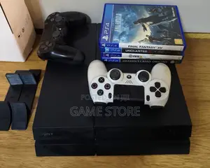 PS4 Standard Console with 12 Games and 2 Controllers