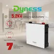 Dyness 5kWh 48V Lithium Battery | 8000 Cycles | 7-Year Warranty - 2