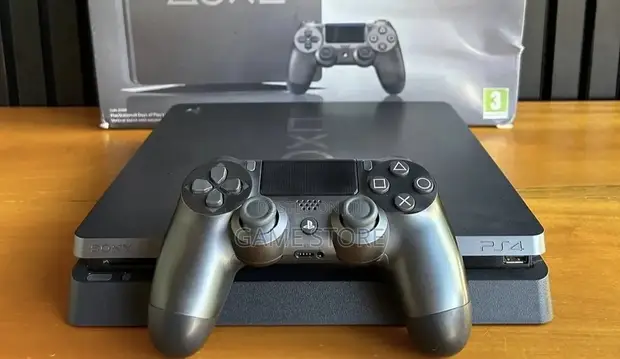 PS4 Slim Console with 12 Games & 2 Controllers - 1