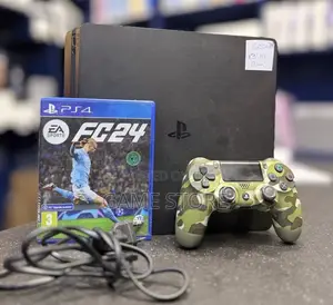 PS4 Slim Console with 12 Games & 2 Controllers