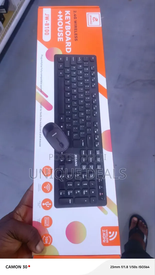 Wireless Keyboard and Mouse Combo - 1