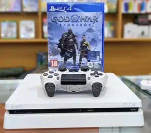 PS4 Slim Console with 12 Games and 2 Controllers