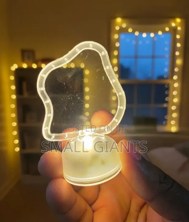12pcs Decorative Acrylic LED Warm Light Mini Lamps - 1