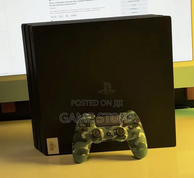 PS4 Pro with 12 Games and 2 Controllers - 1