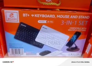 3-in-1 Wireless Keyboard, Mouse, and Phone Stand Set