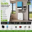 5kWh Dyness Solar System with 4x620W Mono Panels & 100Ah Battery - 1