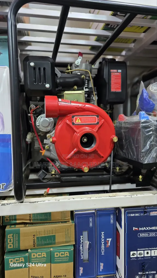 Diesel High Pressure Water Pump - 2" Inlet/Outlet, Key Start - 1