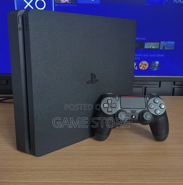 PS4 Slim Console with 12 Games & 2 Controllers - 1