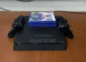 PS4 Slim Console with 12 Games & 2 Controllers