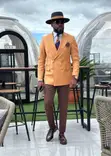NJA'suits Custom Green Wool Suit - Made to Measure - 2