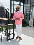 NJA'suits Custom Green Wool Suit - Made to Measure - 4