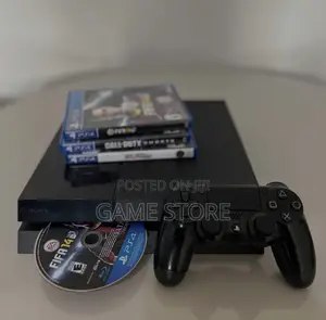 PS4 Standard Console with 12 Games & 2 Controllers
