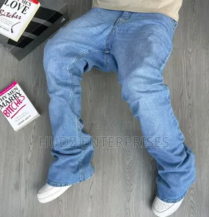Baggy Skyblue Jeans - Men's Relaxed Fit