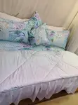 6 Piece Flowered Bedspread Set - 1