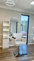 Modern Small Salon Shelving Unit - 1