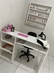 Modern Small Salon Shelving Unit - 2